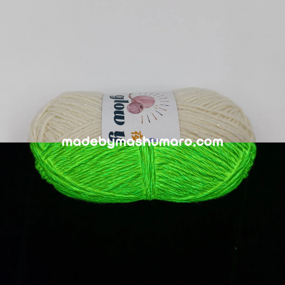 Glow In The Dark Yarn - SPARKLE